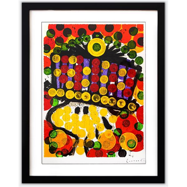 Tom Everhart- Hand Pulled Original Lithograph "Bird Of Paradise"