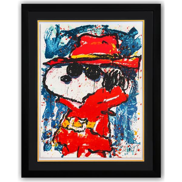 Tom Everhart- Hand Pulled Original Lithograph "Undercover In Hollywood"