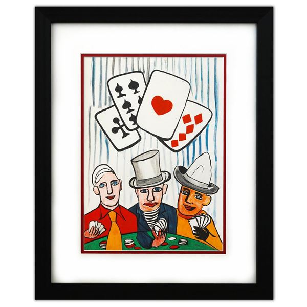 Alexander Calder- Lithograph "DLM212 - JOUEURS DE CARTES I"