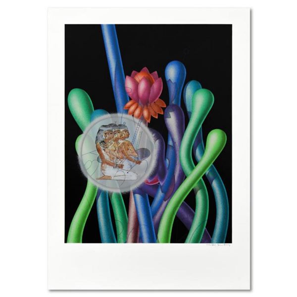 Yankel Ginzburg, "Continuity" Limited Edition Serigraph, Numbered and Hand Signed with Letter of Aut