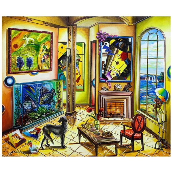 Alexander Astahov- Original Oil on Canvas "A Day of Love"