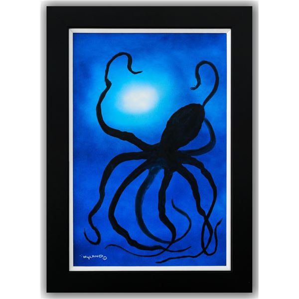 Wyland- Original Painting on Canvas "Octopus"