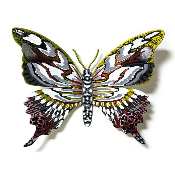 Patricia Govezensky- Original Painting on Cutout Steel "Butterfly CCIII"