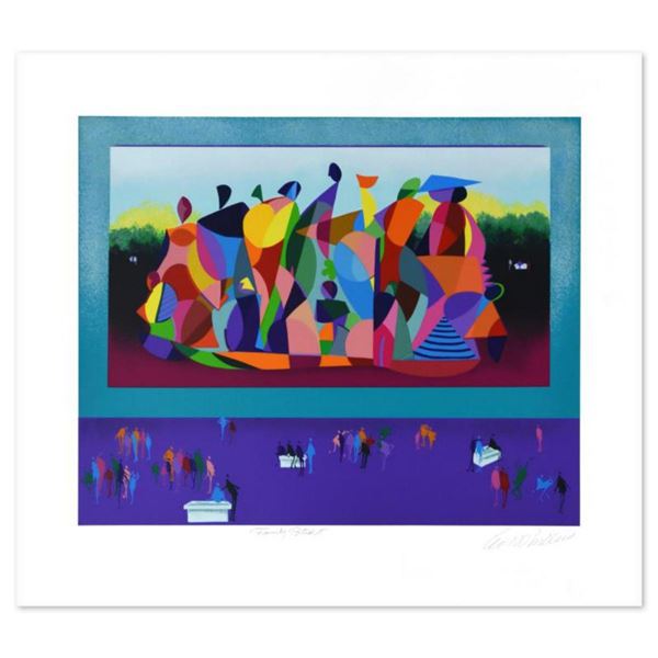 Leo Posillico, "Family Portrait" Limited Edition Serigraph, Numbered and Hand Signed with Letter of 