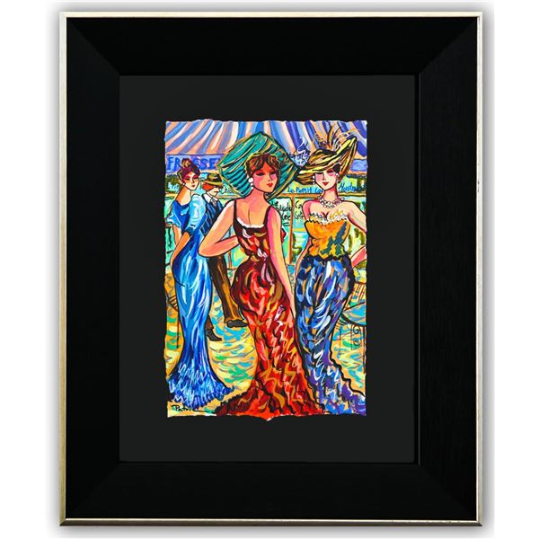 Patricia Govezensky- Original Watercolor "Vacation Friends"