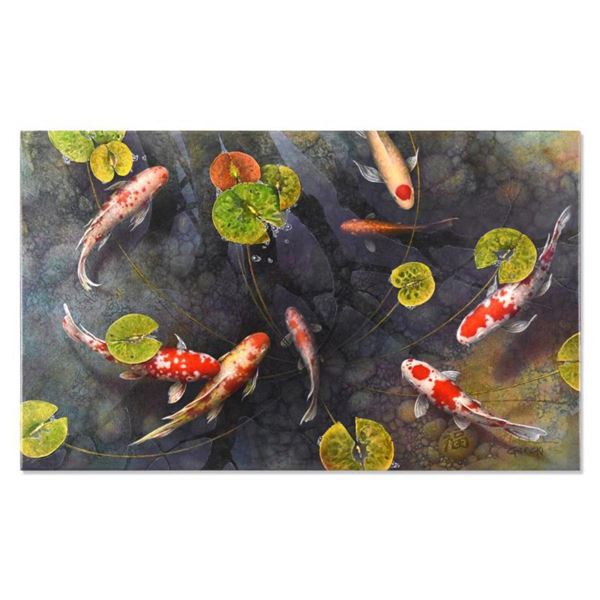 Terry Gilecki, "Good Luck Pond #3" Limited Edition on Gallery Wrapped Canvas, AP Numbered 2/20 and H