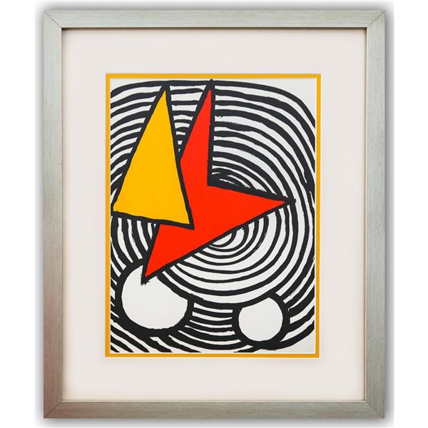 Alexander Calder- Lithograph "DLM201 - Triangle et quadrilatere"