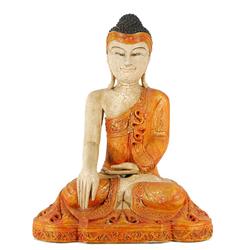 Hand Carved Rare Monkey Pod Buddha Statue (CLB-163)