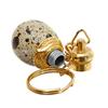 Image 1 : Quail Egg Key Chain with 24k  (CLB-456)