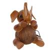 Image 1 : Hand Made Coconut Shell Elephant Lamp (DEC-259)