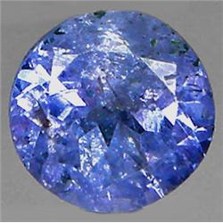 .53ct VERY RARE Round Cut Top AAA Blue Natural Tanzanite CLEAN RETAIL $675 (GEM-7235)