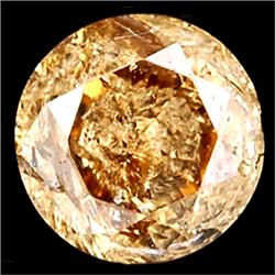 .18ct RARE Round Cut Unheated Fancy Diamond RETAIL $850 (GEM-7320)