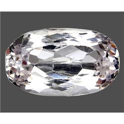 4.75ct RARE Oval Cut Top AAA Mozambique White Pink Kunzite RETAIL $3850 (GEM-7339)
