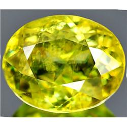 1.03ct RARE Natural Intense Green Titanium Sphene Red Spark VS RETAIL $950 (GEM-7639)