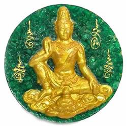 92.5ct Dazzling Sapphire Jatukam Rammathep Buddha Amulet RETAIL $975 (GEM-7700)