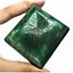 858ct Jumbo Size Winsome Floral Carved S. American Emerald Gem RETAIL $51500 (GEM-7728)