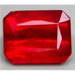 3.4ct RARE Scissor Top Blood Red Madagascar Ruby AAA CLEAN CLEAR RETAIL $3650 (GEM-7806)