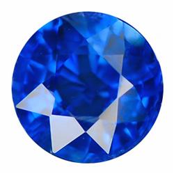 1.03ct RARE Round Best Cornflower Blue Ceylon Sapphire VVS RETAIL $6500 (GEM-7845)