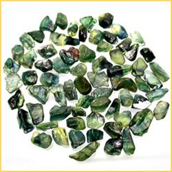 105.89ct RARE Natural Intense Green Sapphire Rough (GEM-8048A)