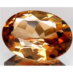 10.65ct RARE Scintillating Oval Peach Pink Imperial Topaz VVS RARE $10125 (GEM-8071A)