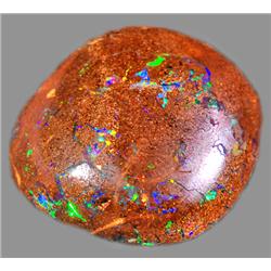 13.4ct RARE  Multicolor Movement Bright Solid Boulder Opal RETAIL $3500 (GEM-8099A)