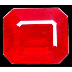 4.47ct RARE  Octagon Top Blood Red Madagascar Ruby AAA VS RETAIL $4000 (GEM-8105A)