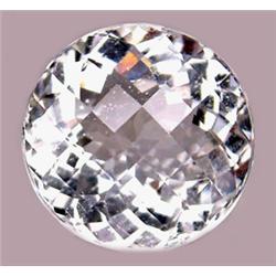 4.48ct RARE  Light Pink Morganite 10.8mm AAA  FLAWLESS RETAIL $1500 (GEM-8121A)