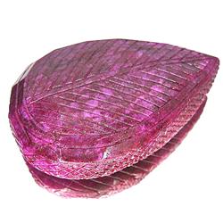278ct Huge Natural Red Ruby Leaf Gem Hand Carved RETAIL $13250 (GEM-8172)