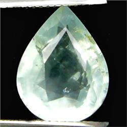 6.01ct RARE Pear Cut  Light Blue Green Aquamarine VS RETAIL $4150 (GEM-8262)