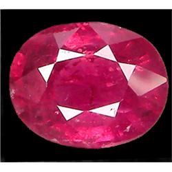 3.72ct Top AAA Mozambique Pink Red Ruby VS Oval Cut  RETAIL $3650 (GEM-8331)