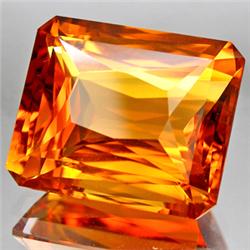 32.90ct RARE Luxury Octagon Madeira Citrine FLAWLESS RETAIL $3350 (GEM-8375)