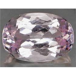 6.77ct RARE Top AAA Mozambique White Pink Kunzite VVS RETAIL $4650 (GEM-8392)