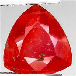 5.91ct RARE Trillion Cut Orange Red Padparascha Sapphire VS RETAIL $3950 (GEM-8394)