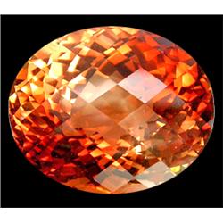 41.5ct RARE  Magnificent Top Imperial Topaz Unheated 21X18mm FLAWLESS RETAIL $36000 (GEM-8408)