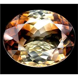 22.12ct RARE Dazzling Top Cognac Champagne Imperial Topaz Unheated FLAWLESS RETAIL $19000 (GEM-8416)