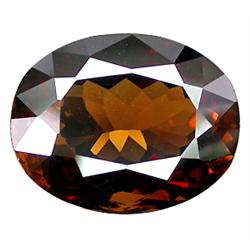 24.90ct RARE Superb Top Imperial Cognac Champagne Topaz VVS RETAIL $19500 (GEM-8417)