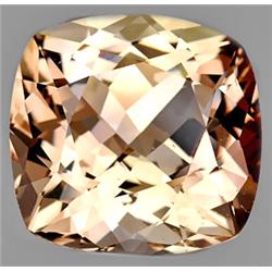 19.05ct RARE Fantastic Cushion Peach Pink Imperial Topaz  FLAWLESS RETAIL $16150 (GEM-8431)