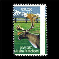 1984 RARE US Postage Stamp ERROR Mint (STM-0002)