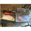 Image 2 : MAKITA SLIDING COMPOUND MITRE SAW W/12" BLADE, ON STAND, WITH EXTRA BLADES & BOOKLET