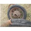 Image 2 : PAIR OF ANTIQUE WHEELS & OLD SHIV WHEEL & OLD HEAVY DUTY CHAIN