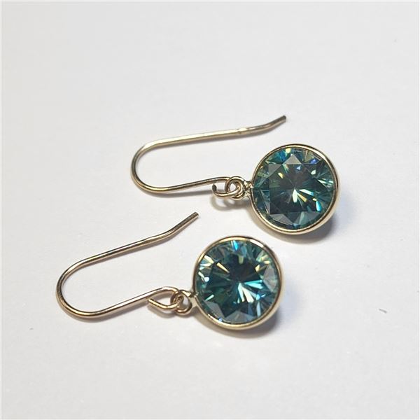 10K  MOISSANITE(2.4CT) EARRINGS