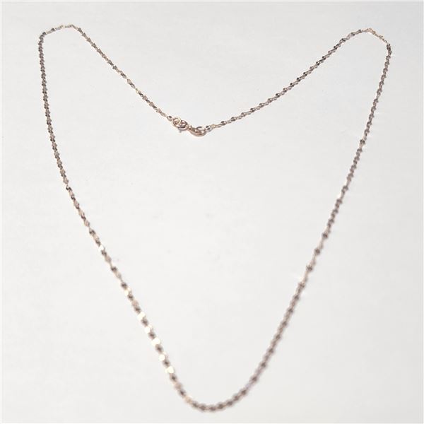 18K ROSE GOLD 0.78G 16" NECKLACE