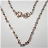 Image 2 : 18K ROSE GOLD 0.78G 16" NECKLACE