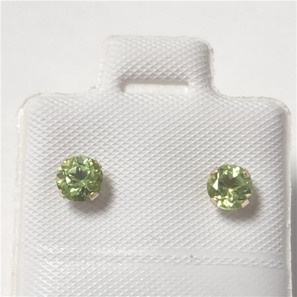 14K  PERIDOT(0.58CT) EARRINGS