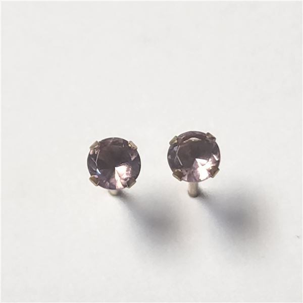 10K  AMETHYST EARRINGS