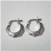 Image 1 : SILVER HOOP EARRINGS