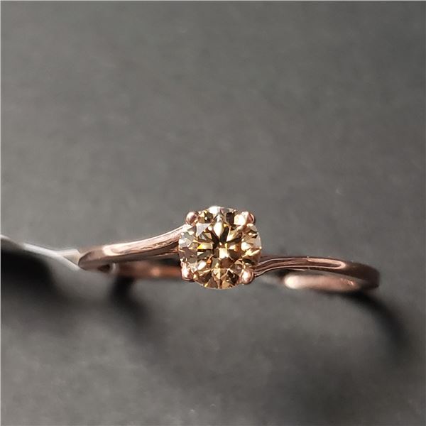 10K  DIAMOND (0.4CT) RING SIZE 6.5