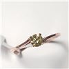 Image 2 : 10K  DIAMOND (0.25CT,BROWN) RING SIZE 6.5