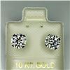 Image 1 : 10K  WHITE MOISSANITE (1.52CT) EARRINGS