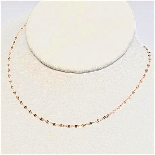 18K  16" 0.78G NECKLACE